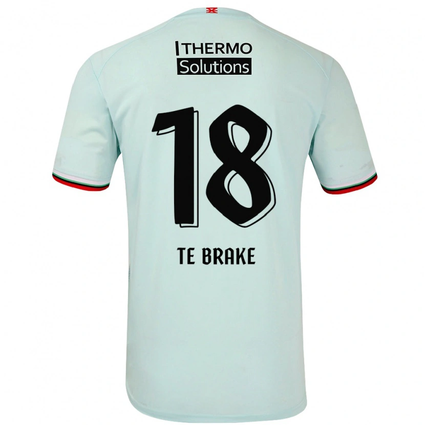 Danxen Barn Sophie Te Brake #18 Ljusgrön Bortatröja Matchtröjor 2024/25 Tröjor T-Tröja