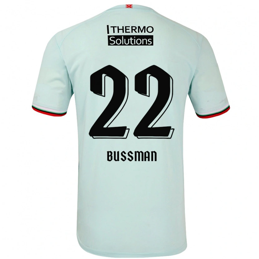 Danxen Barn Fiene Bussman #22 Ljusgrön Bortatröja Matchtröjor 2024/25 Tröjor T-Tröja