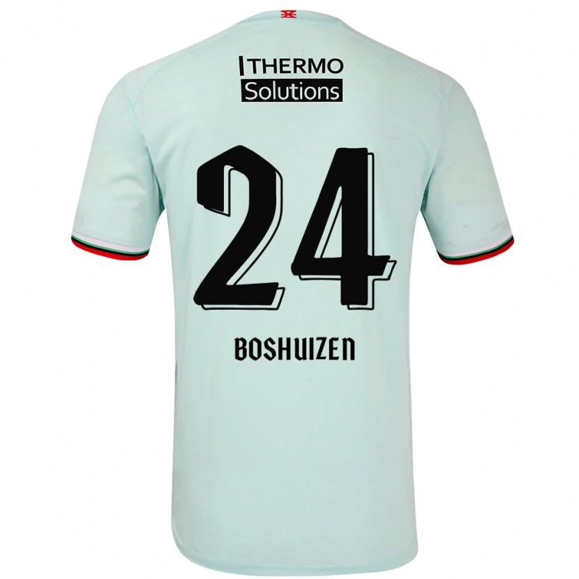 Danxen Barn Annouk Boshuizen #24 Ljusgrön Bortatröja Matchtröjor 2024/25 Tröjor T-Tröja