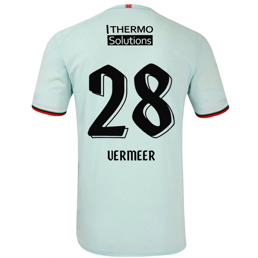 Danxen Barn Sofie Vermeer #28 Ljusgrön Bortatröja Matchtröjor 2024/25 Tröjor T-Tröja