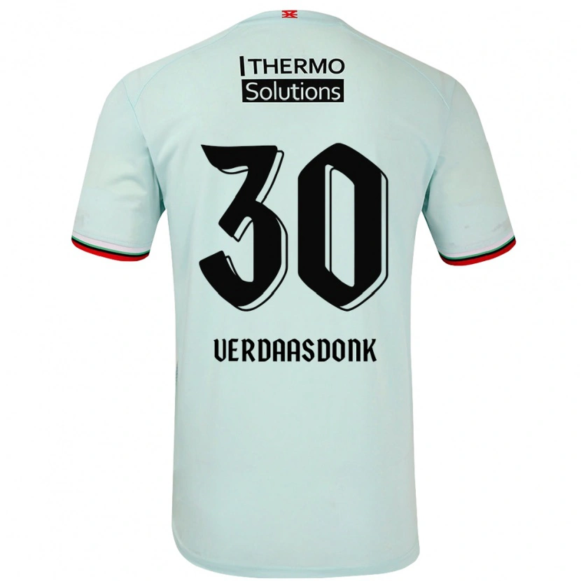 Danxen Barn Suus Verdaasdonk #30 Ljusgrön Bortatröja Matchtröjor 2024/25 Tröjor T-Tröja