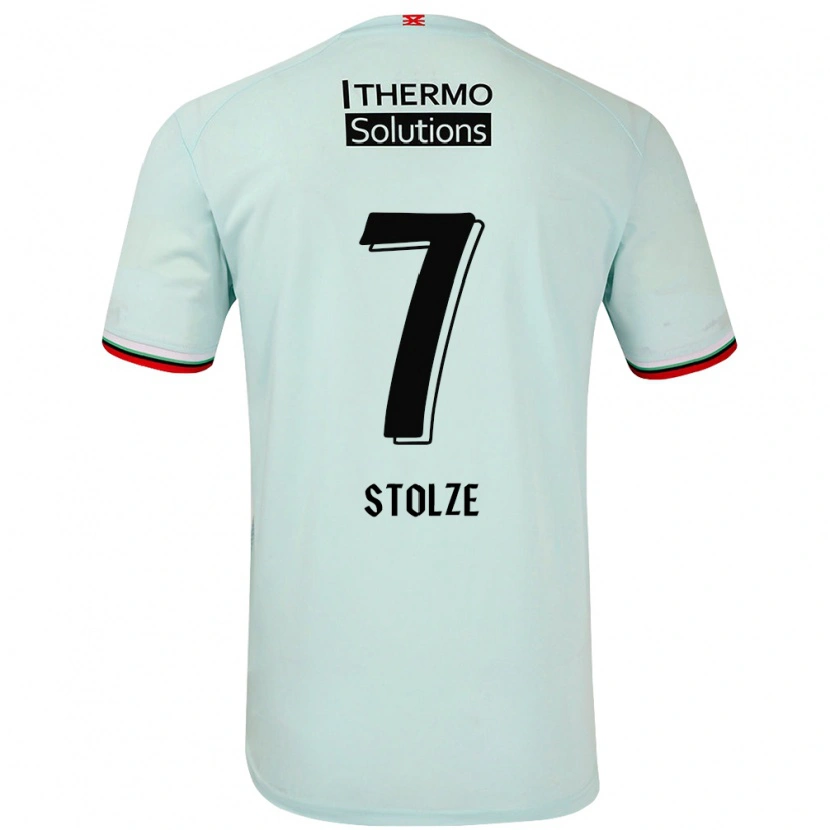 Danxen Barn Anna-Lena Stolze #7 Ljusgrön Bortatröja Matchtröjor 2024/25 Tröjor T-Tröja
