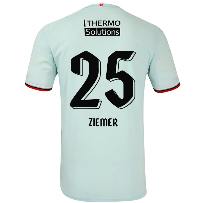 Danxen Barn Taylor Ziemer #25 Ljusgrön Bortatröja Matchtröjor 2024/25 Tröjor T-Tröja