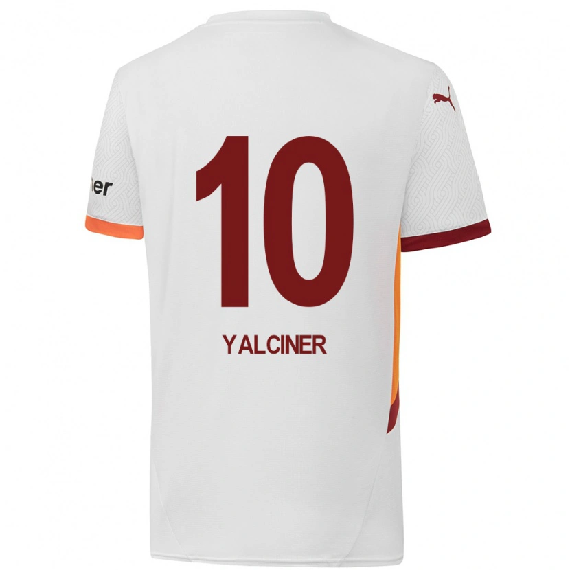 Danxen Barn İsmigül Yalçıner #10 Vit Gulröd Bortatröja Matchtröjor 2024/25 Tröjor T-Tröja