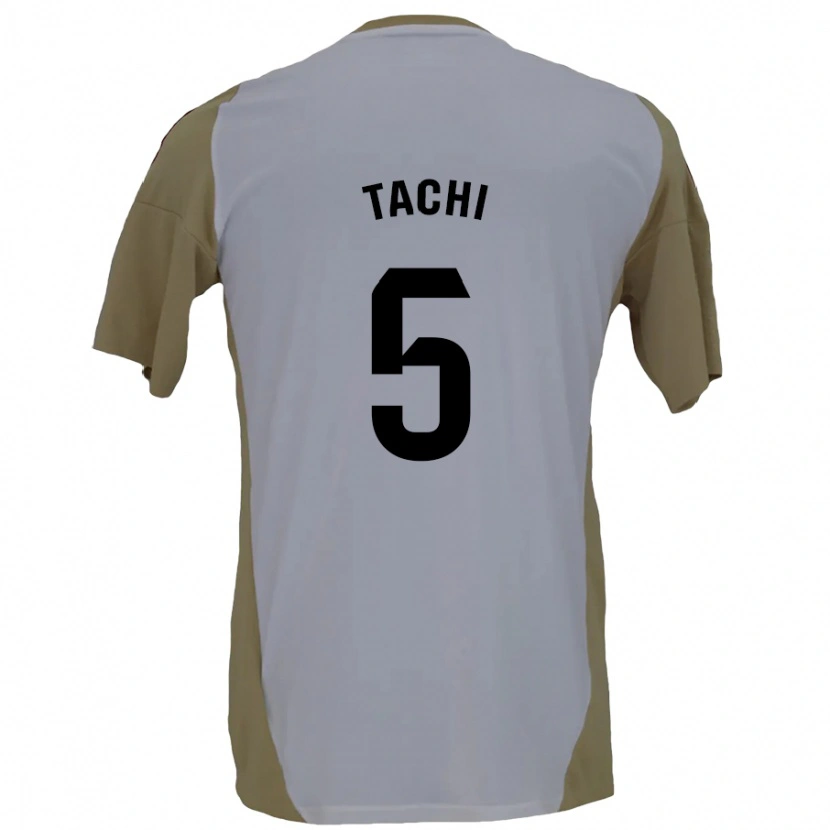 Danxen Barn Tachi #5 Brun Vit Bortatröja Matchtröjor 2024/25 Tröjor T-Tröja