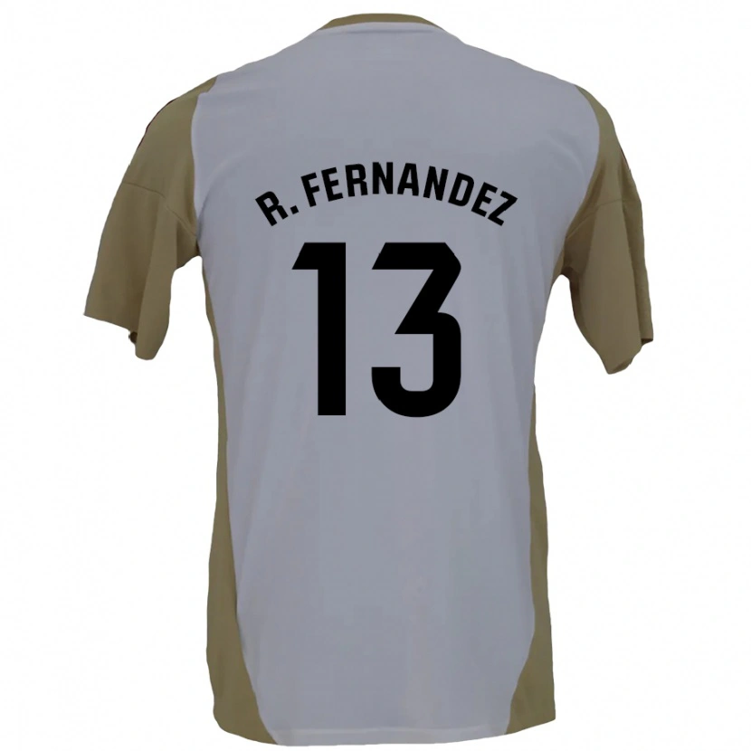 Danxen Barn Raúl Fernández #13 Brun Vit Bortatröja Matchtröjor 2024/25 Tröjor T-Tröja