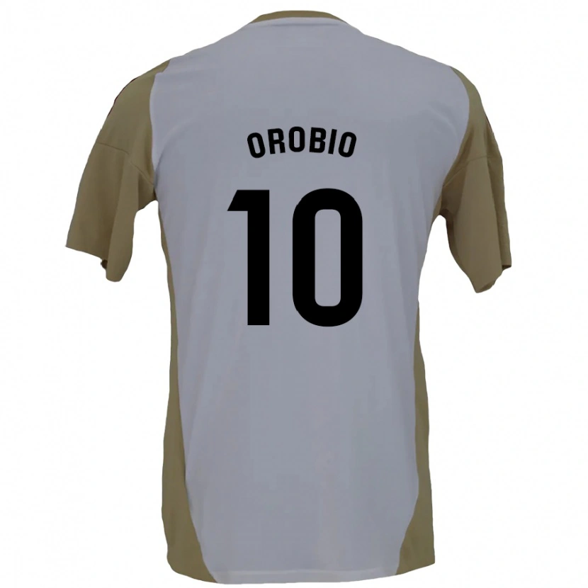 Danxen Barn Ekhiotz Orobio #10 Brun Vit Bortatröja Matchtröjor 2024/25 Tröjor T-Tröja