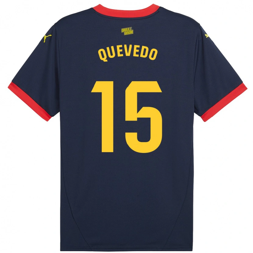 Danxen Barn Erik Quevedo #15 Marinröd Bortatröja Matchtröjor 2024/25 Tröjor T-Tröja