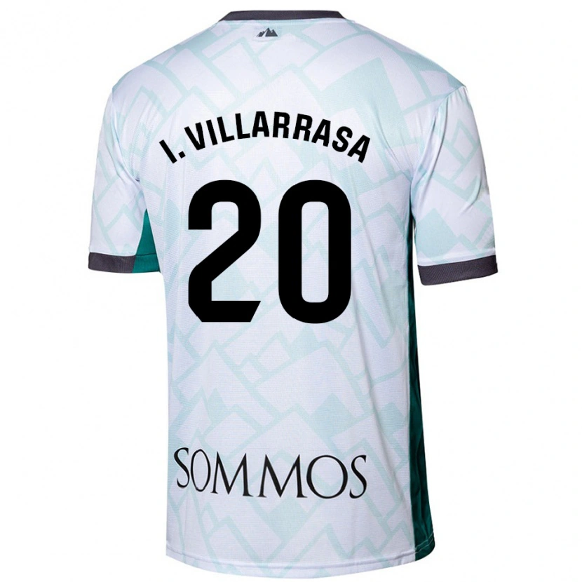 Danxen Barn Ignasi Vilarrasa #20 Vit Grön Bortatröja Matchtröjor 2024/25 Tröjor T-Tröja