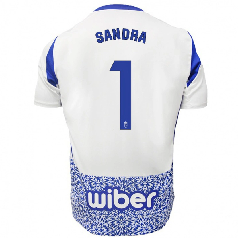 Danxen Barn Sandra #1 Vit Blå Bortatröja Matchtröjor 2024/25 Tröjor T-Tröja