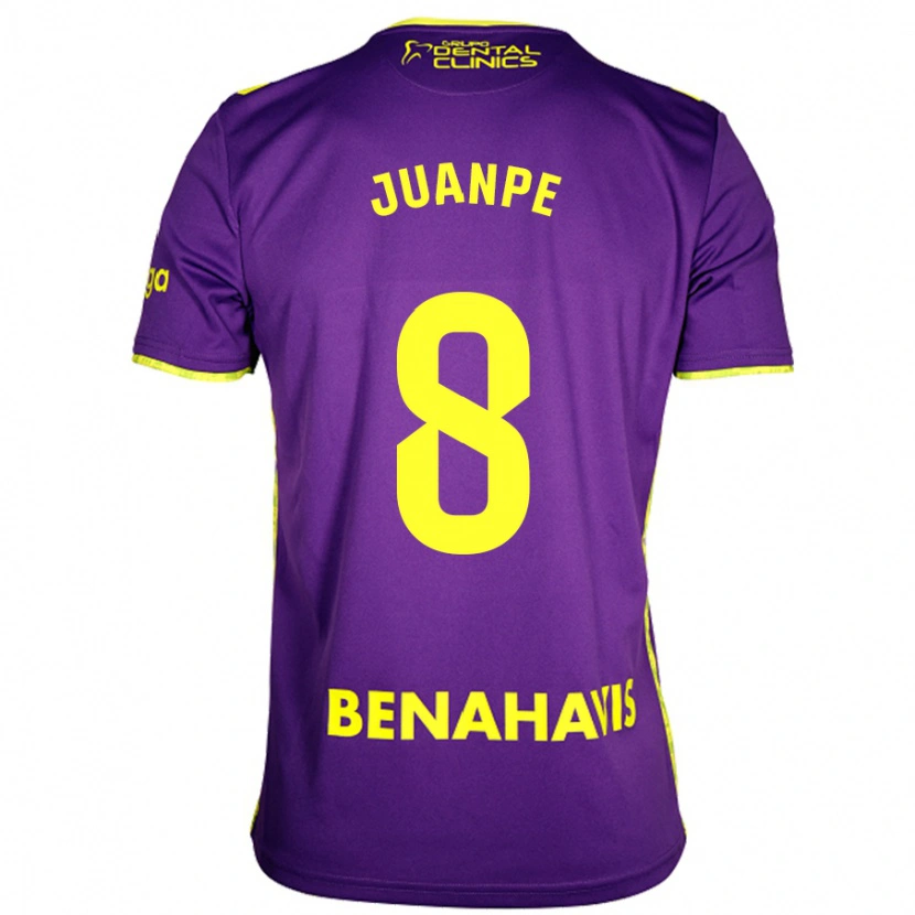 Danxen Barn Juanpe #8 Lila Gul Bortatröja Matchtröjor 2024/25 Tröjor T-Tröja