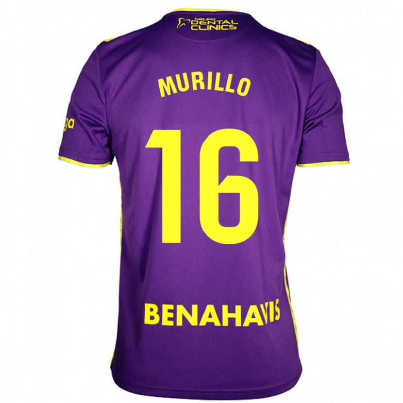 Danxen Barn Diego Murillo #16 Lila Gul Bortatröja Matchtröjor 2024/25 Tröjor T-Tröja