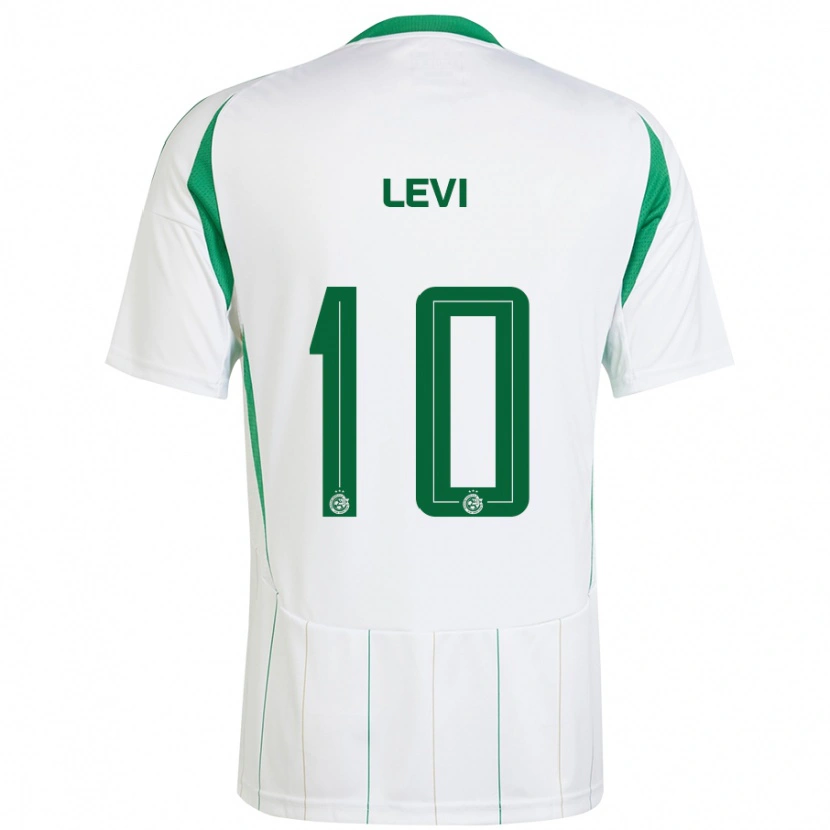 Danxen Barn Yarin Levi #10 Vit Grön Bortatröja Matchtröjor 2024/25 Tröjor T-Tröja