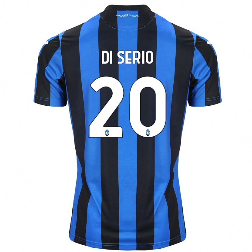 Danxen Män Giuseppe Di Serio #20 Blå Svart Hemmatröja Matchtröjor 2024/25 Tröjor T-Tröja