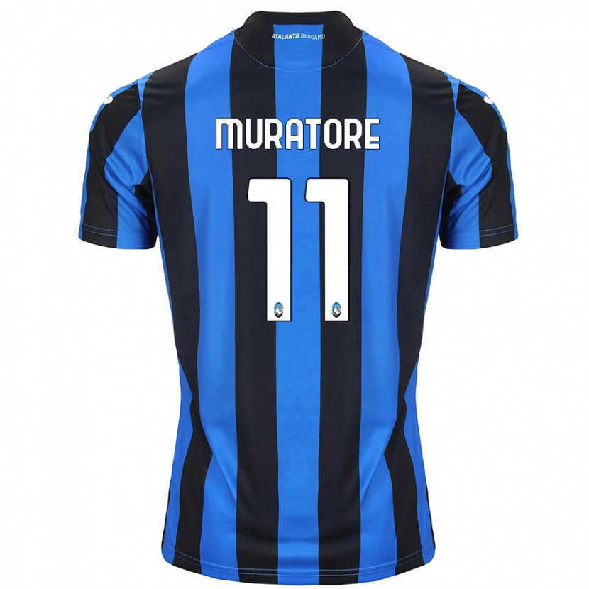 Danxen Män Simone Muratore #11 Blå Svart Hemmatröja Matchtröjor 2024/25 Tröjor T-Tröja