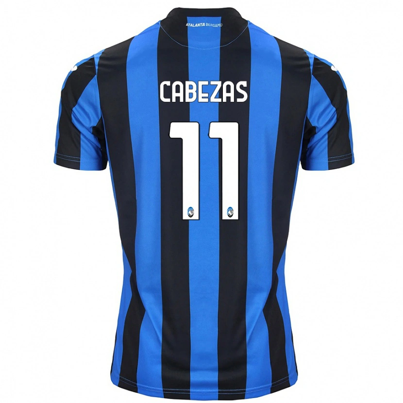 Danxen Män Bryan Cabezas #11 Blå Svart Hemmatröja Matchtröjor 2024/25 Tröjor T-Tröja