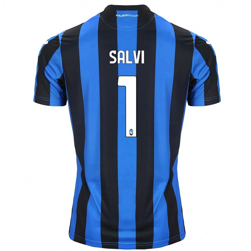 Danxen Män Margherita Salvi #1 Blå Svart Hemmatröja Matchtröjor 2024/25 Tröjor T-Tröja