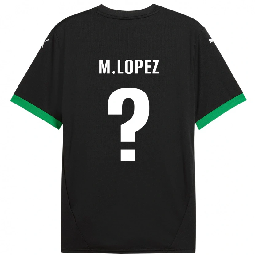 Danxen Män Maxime López #0 Svart Mörkgrön Hemmatröja Matchtröjor 2024/25 Tröjor T-Tröja