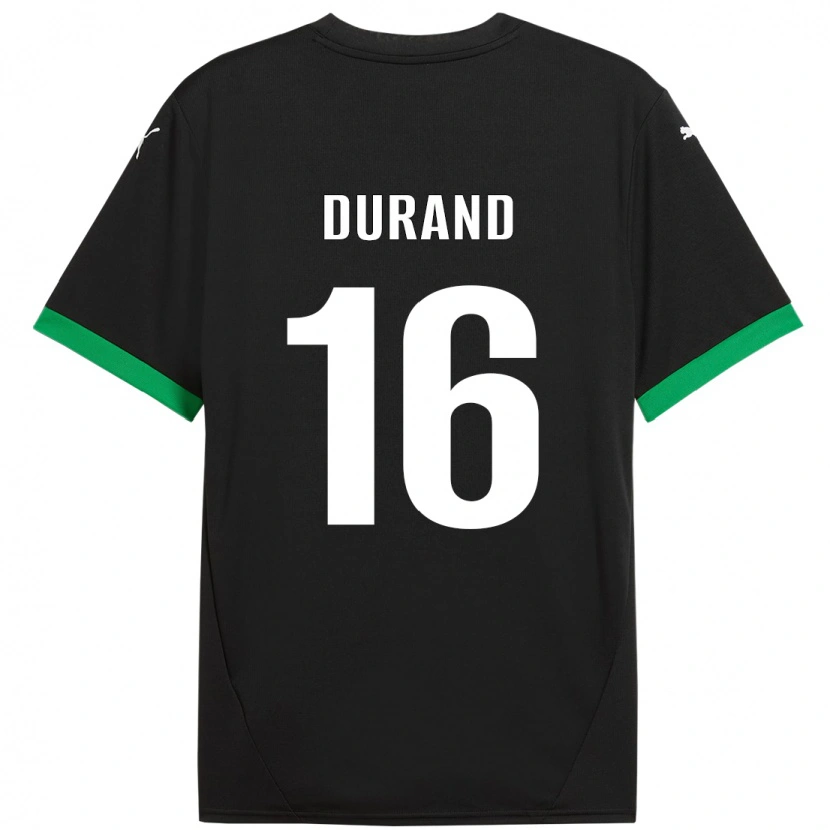 Danxen Män Solène Durand #16 Svart Mörkgrön Hemmatröja Matchtröjor 2024/25 Tröjor T-Tröja