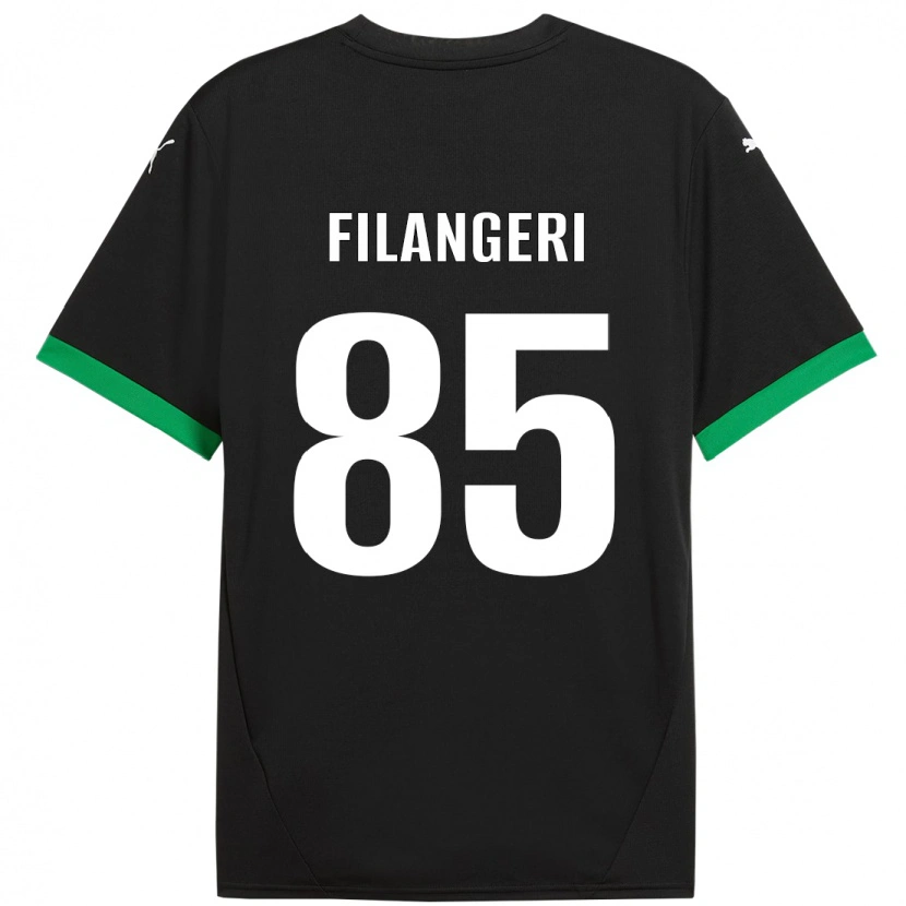 Danxen Män Maria Luisa Filangeri #85 Svart Mörkgrön Hemmatröja Matchtröjor 2024/25 Tröjor T-Tröja