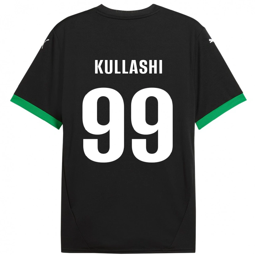 Danxen Män Loreta Kullashi #99 Svart Mörkgrön Hemmatröja Matchtröjor 2024/25 Tröjor T-Tröja