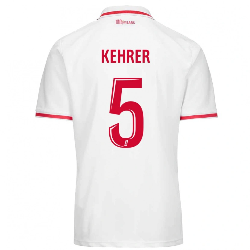 Danxen Män Thilo Kehrer #5 Vit Röd Hemmatröja Matchtröjor 2024/25 Tröjor T-Tröja