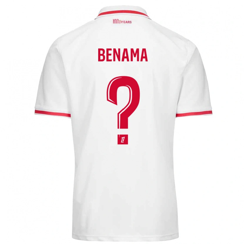 Danxen Män Mayssam Benama #0 Vit Röd Hemmatröja Matchtröjor 2024/25 Tröjor T-Tröja