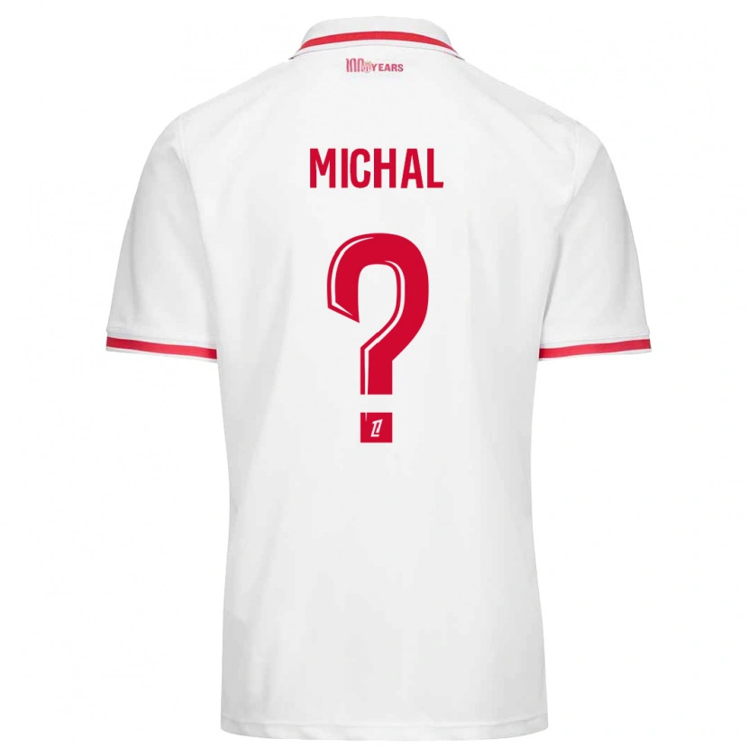 Danxen Män Lucas Michal #0 Vit Röd Hemmatröja Matchtröjor 2024/25 Tröjor T-Tröja