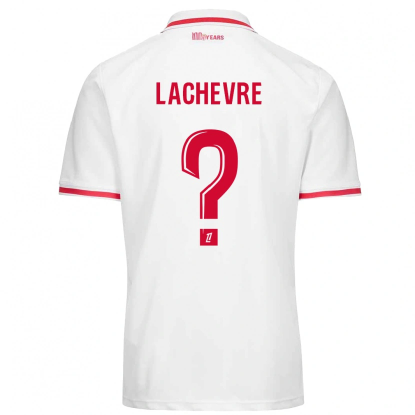 Danxen Män Téo Lachevre #0 Vit Röd Hemmatröja Matchtröjor 2024/25 Tröjor T-Tröja