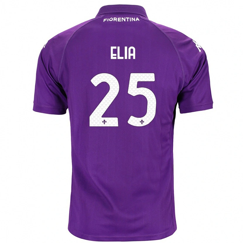 Danxen Män Mirko Elia #25 Purpur Hemmatröja Matchtröjor 2024/25 Tröjor T-Tröja