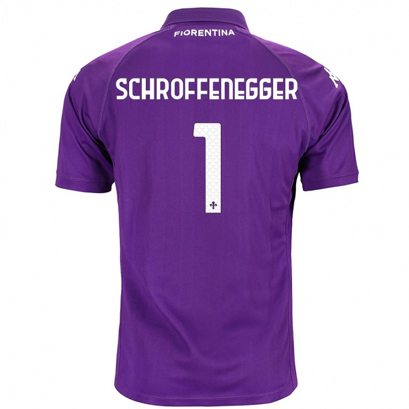 Danxen Män Katja Schroffenegger #1 Purpur Hemmatröja Matchtröjor 2024/25 Tröjor T-Tröja