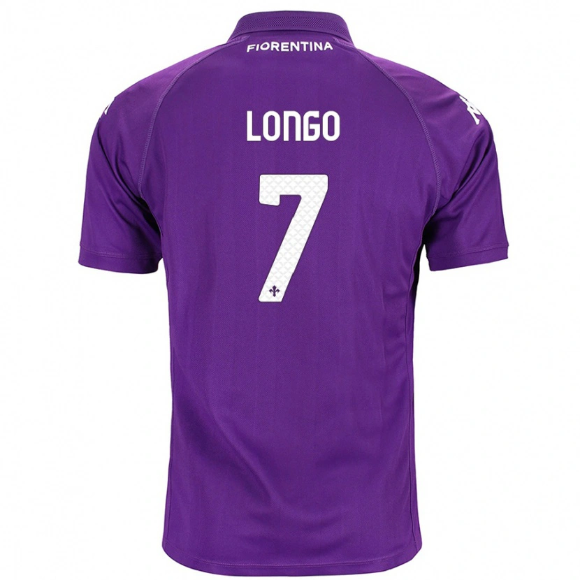 Danxen Män Miriam Longo #7 Purpur Hemmatröja Matchtröjor 2024/25 Tröjor T-Tröja