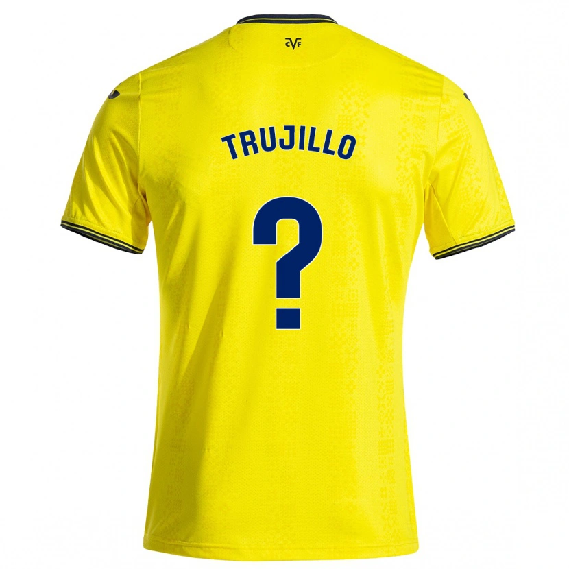 Danxen Män Jairo Trujillo #0 Gul Svart Hemmatröja Matchtröjor 2024/25 Tröjor T-Tröja