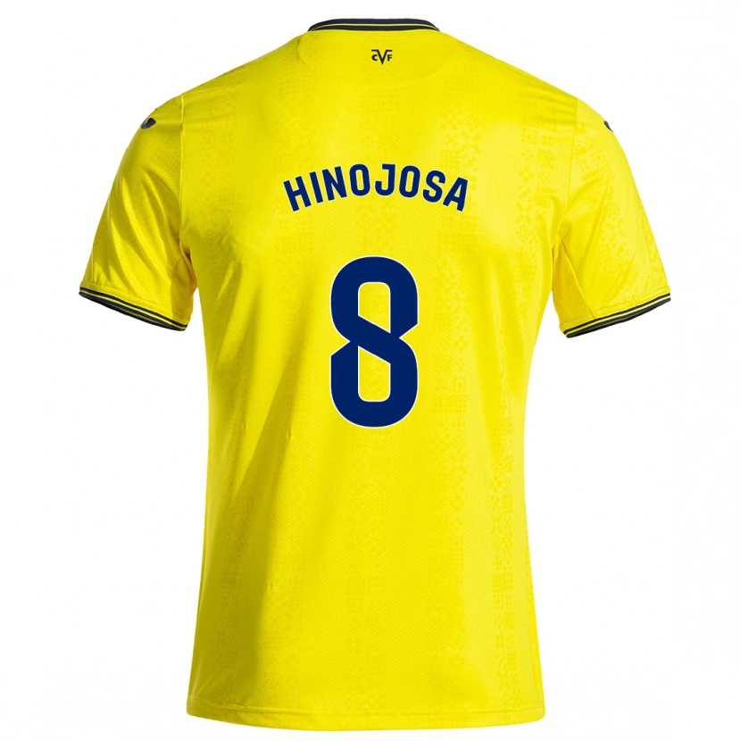 Danxen Män Sergio Hinojosa #8 Gul Svart Hemmatröja Matchtröjor 2024/25 Tröjor T-Tröja