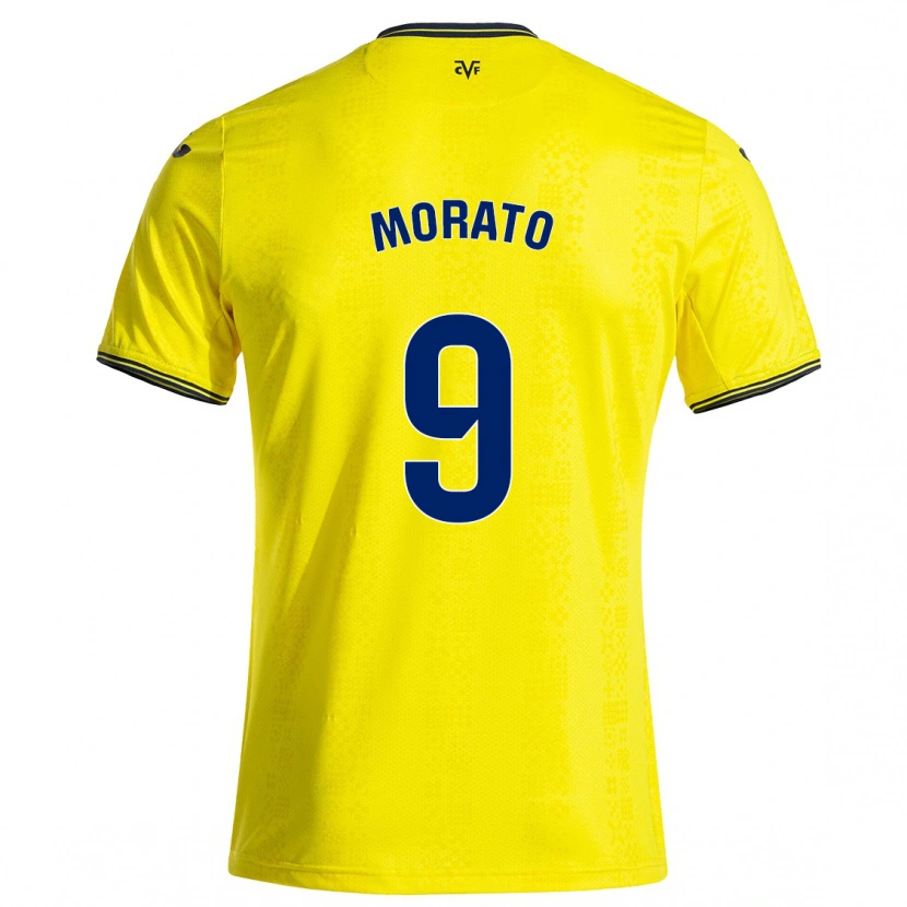 Danxen Män Teresa Morató #9 Gul Svart Hemmatröja Matchtröjor 2024/25 Tröjor T-Tröja