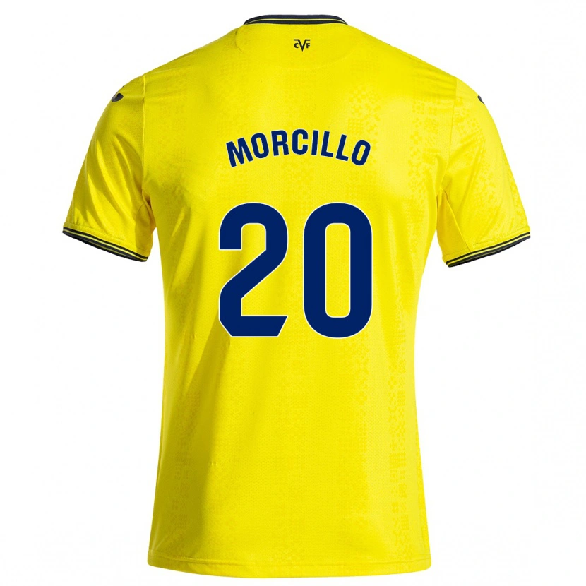 Danxen Män Raquel Morcillo #20 Gul Svart Hemmatröja Matchtröjor 2024/25 Tröjor T-Tröja