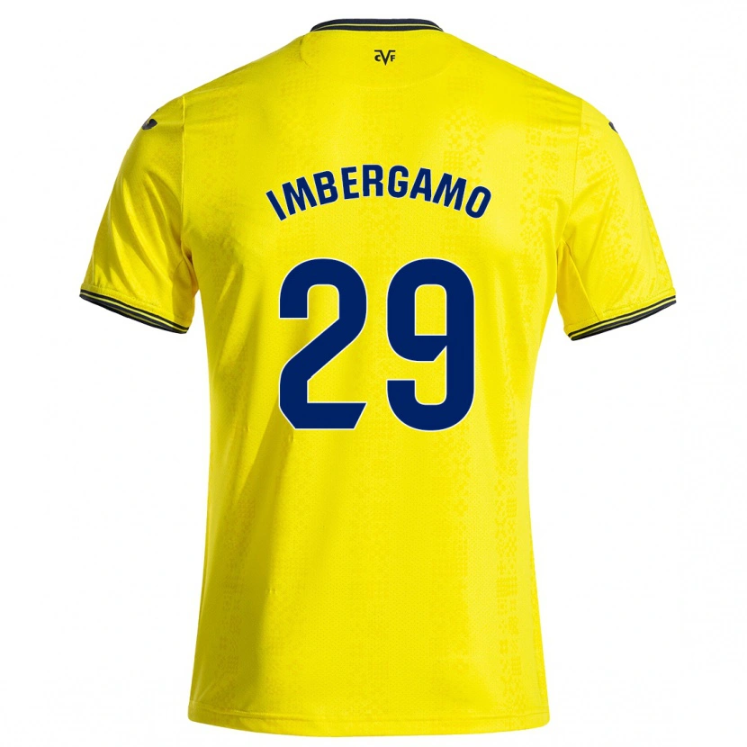 Danxen Män Mar Imbergamo #29 Gul Svart Hemmatröja Matchtröjor 2024/25 Tröjor T-Tröja