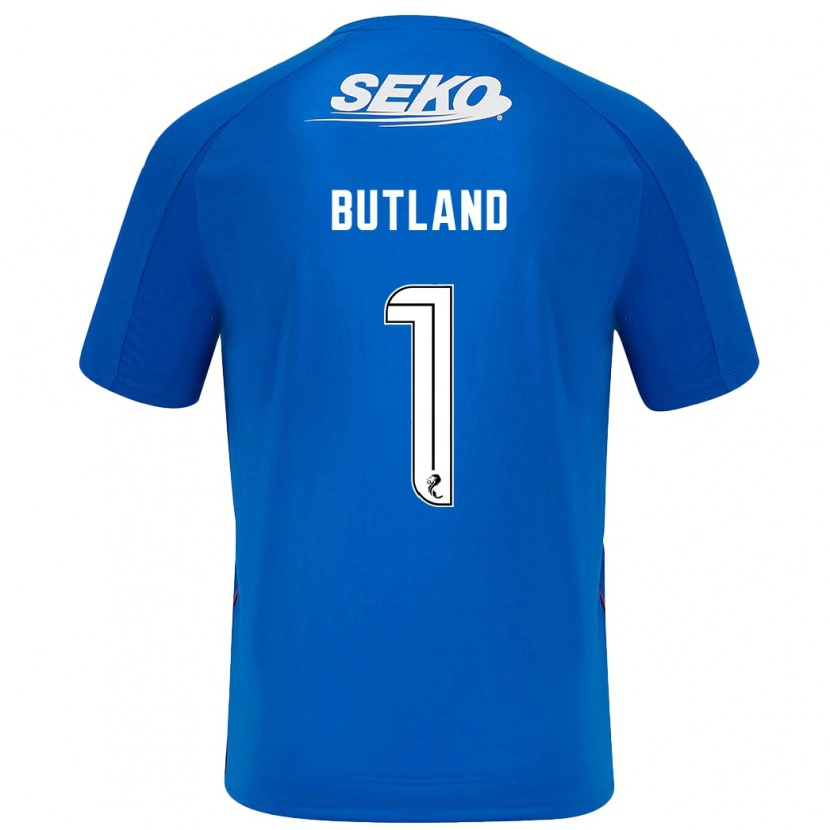Danxen Män Jack Butland #1 Mörkblå Hemmatröja Matchtröjor 2024/25 Tröjor T-Tröja