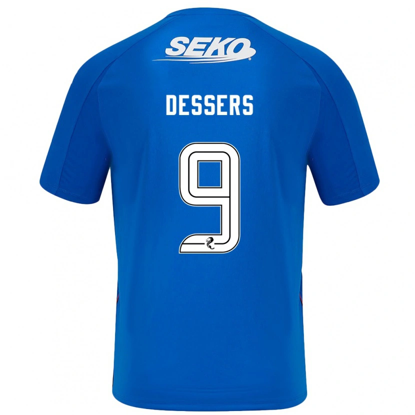 Danxen Män Cyriel Dessers #9 Mörkblå Hemmatröja Matchtröjor 2024/25 Tröjor T-Tröja
