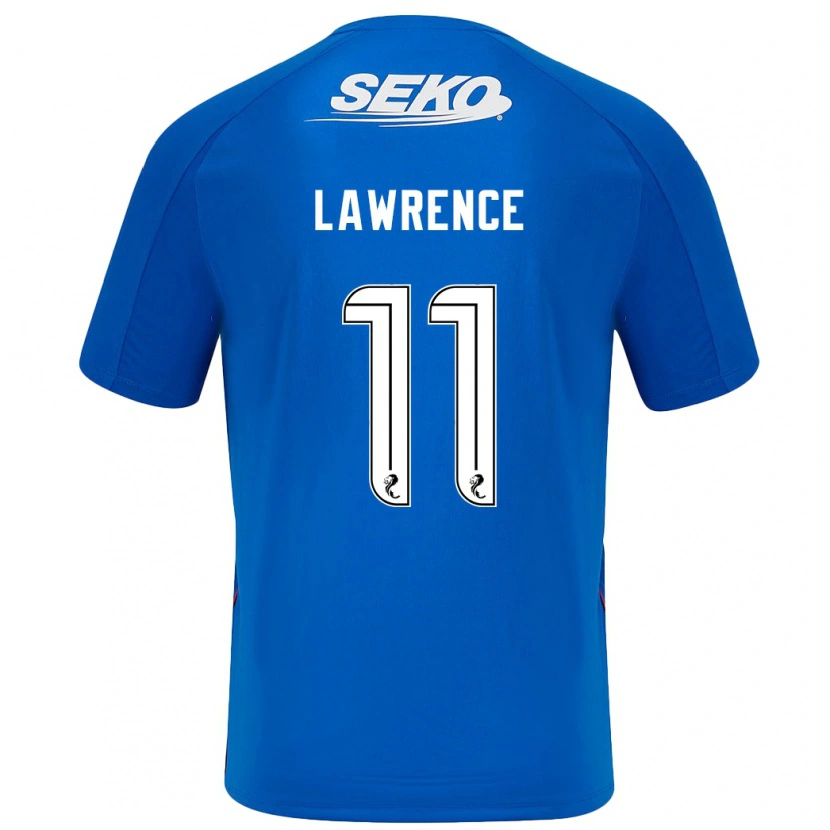 Danxen Män Tom Lawrence #11 Mörkblå Hemmatröja Matchtröjor 2024/25 Tröjor T-Tröja