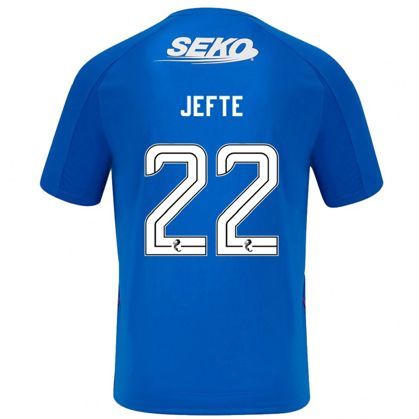 Danxen Män Jefté #22 Mörkblå Hemmatröja Matchtröjor 2024/25 Tröjor T-Tröja