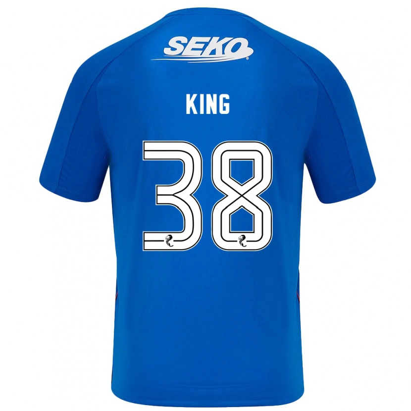 Danxen Män Leon King #38 Mörkblå Hemmatröja Matchtröjor 2024/25 Tröjor T-Tröja