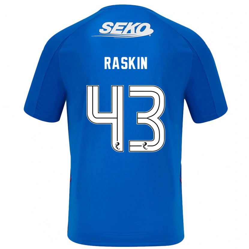 Danxen Män Nicolas Raskin #43 Mörkblå Hemmatröja Matchtröjor 2024/25 Tröjor T-Tröja