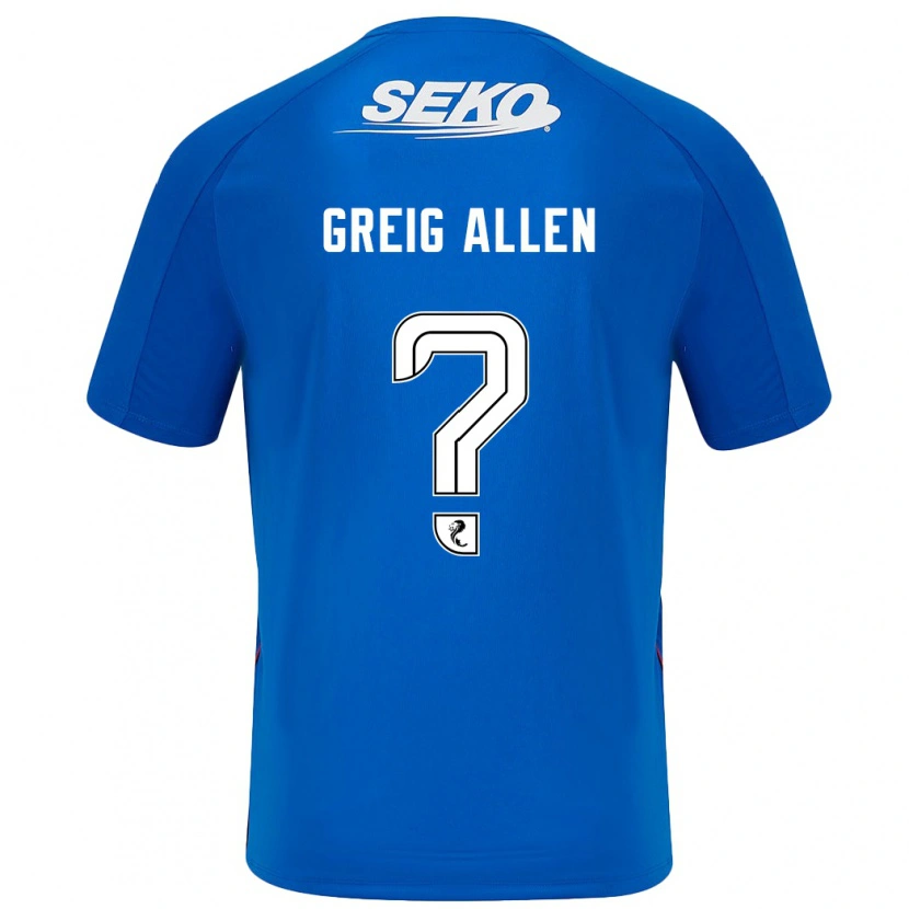 Danxen Män Greig Allen #0 Mörkblå Hemmatröja Matchtröjor 2024/25 Tröjor T-Tröja