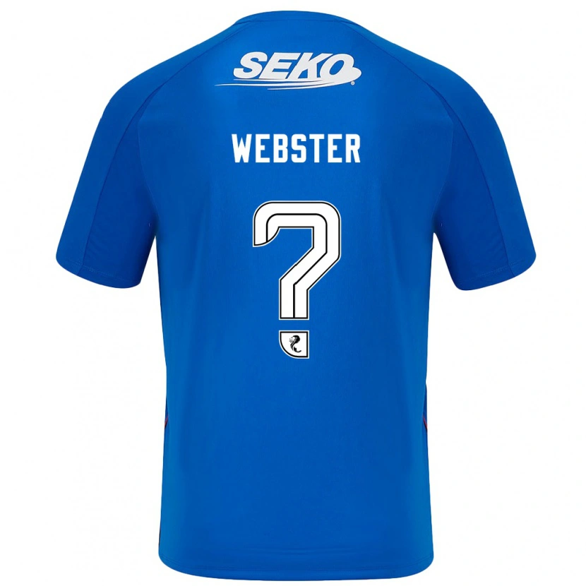 Danxen Män Kristian Webster #0 Mörkblå Hemmatröja Matchtröjor 2024/25 Tröjor T-Tröja