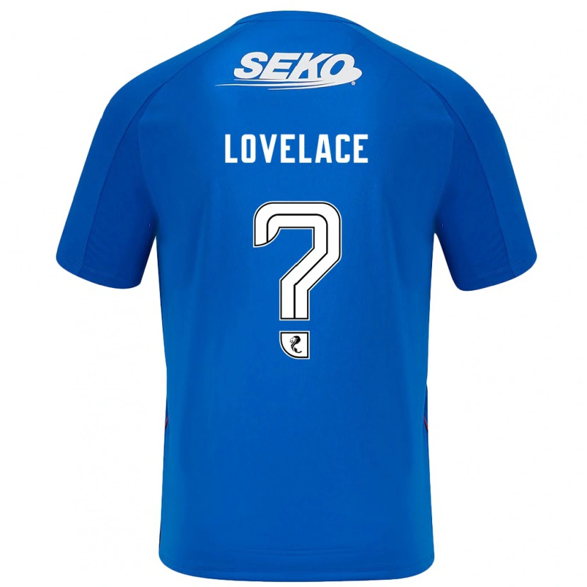 Danxen Män Zak Lovelace #0 Mörkblå Hemmatröja Matchtröjor 2024/25 Tröjor T-Tröja