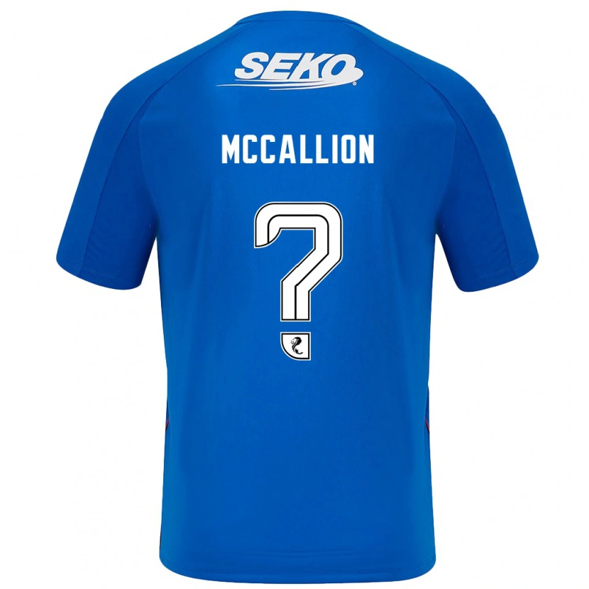 Danxen Män Aiden Mccallion #0 Mörkblå Hemmatröja Matchtröjor 2024/25 Tröjor T-Tröja