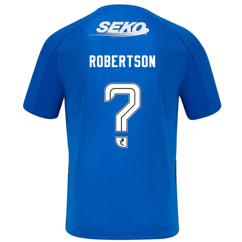 Danxen Män Kerr Robertson #0 Mörkblå Hemmatröja Matchtröjor 2024/25 Tröjor T-Tröja
