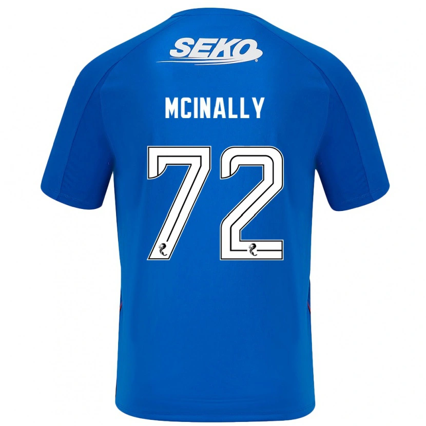 Danxen Män Darren Mcinally #72 Mörkblå Hemmatröja Matchtröjor 2024/25 Tröjor T-Tröja