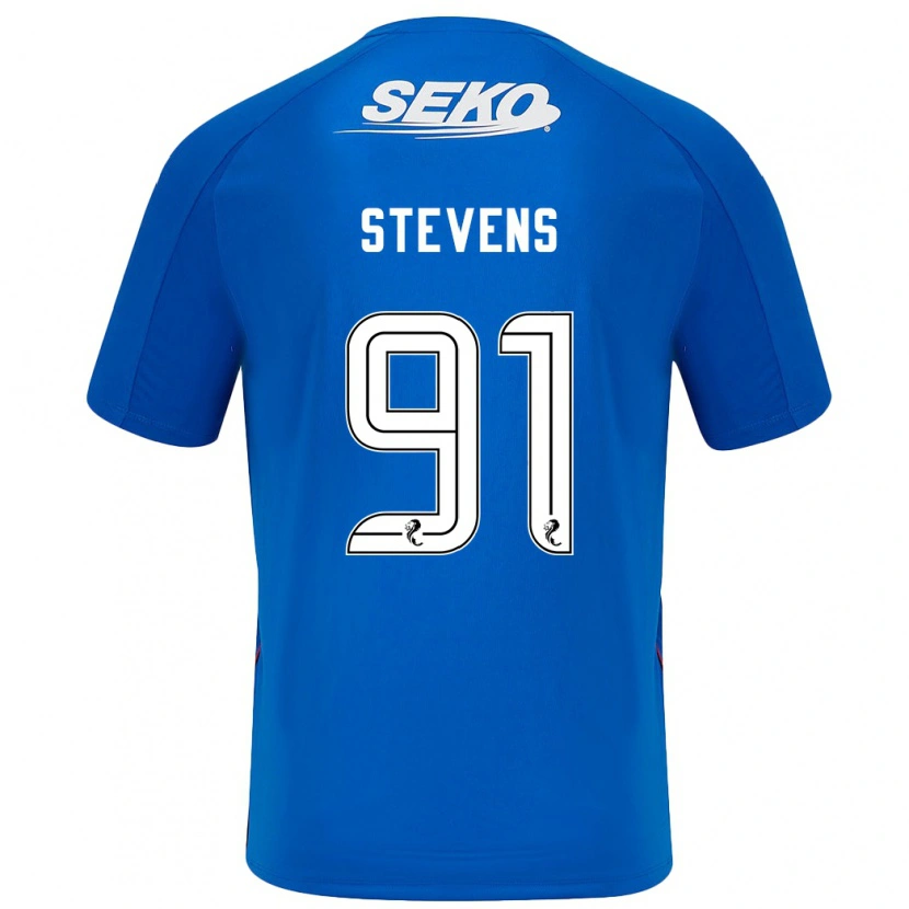 Danxen Män Archie Stevens #91 Mörkblå Hemmatröja Matchtröjor 2024/25 Tröjor T-Tröja